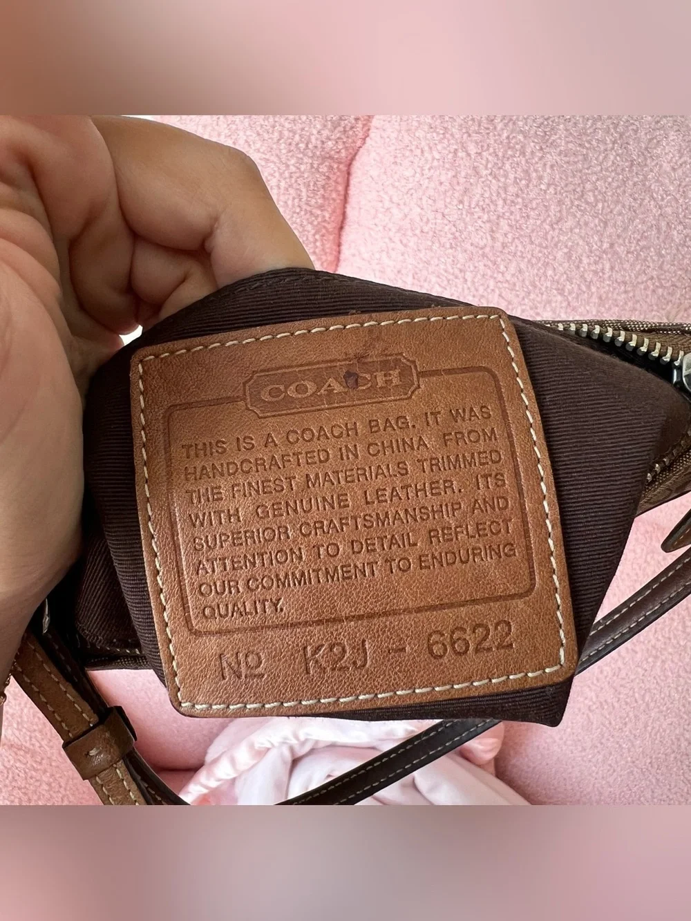Vintage Coach Mini Signature 